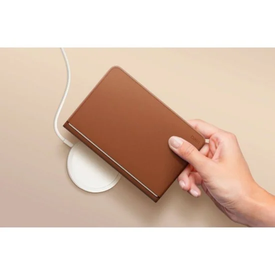 Uniq Belmont Passport Holder Tracker With Rfid-Blocking - Caramel (Caramel/Ivory)